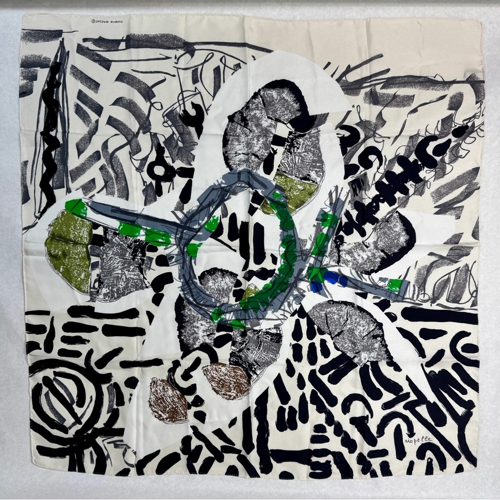 GALERIE MAEGHT Jean-Paul Riopelle Silk Scarf